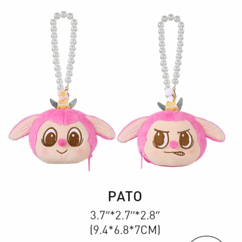 The Monsters Party Reversible Plush Pendant “PATO”